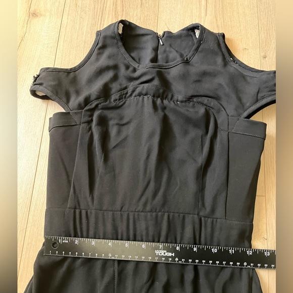 Yigal Azrouel  Intertwined Vines Embroidered Crepe silk Black long formal dress - Picture 14 of 17